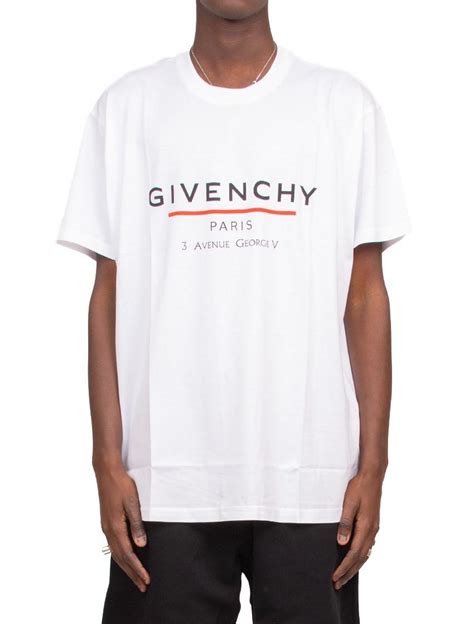 t shirt givenchy blanc homme|givenchy t shirt euro.